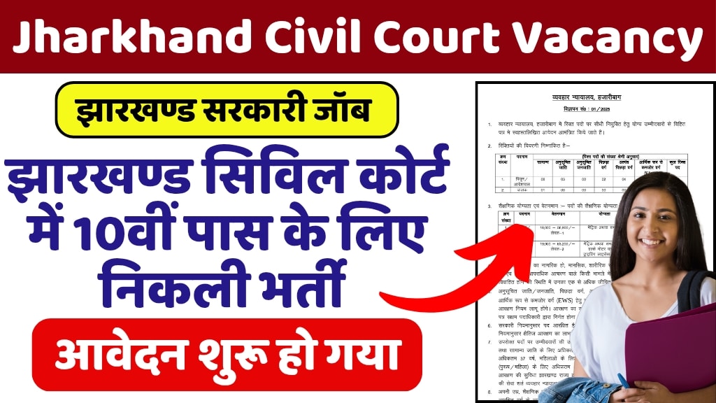 Jharkhand Civil Court Recruitment 2025